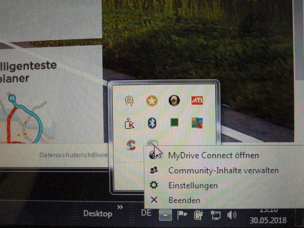 Screen MyDrive Connect